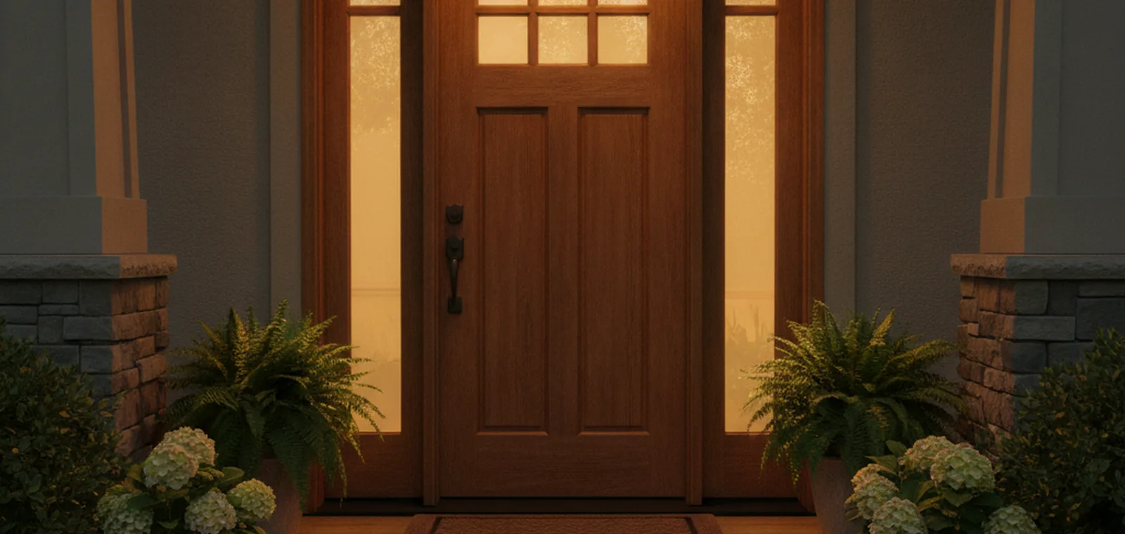 Craftsman front entry — BH Door Solutions metro Detroit
