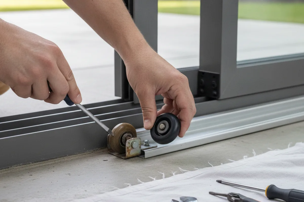 Sliding Glass Door Repair in Metro Detroit in metro Detroit